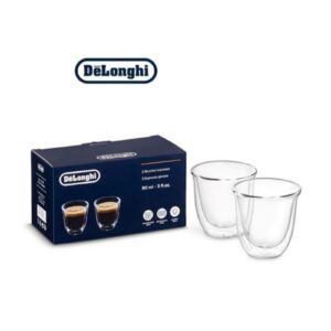 【DeLonghi】雙層玻璃杯組 90ml (2入)