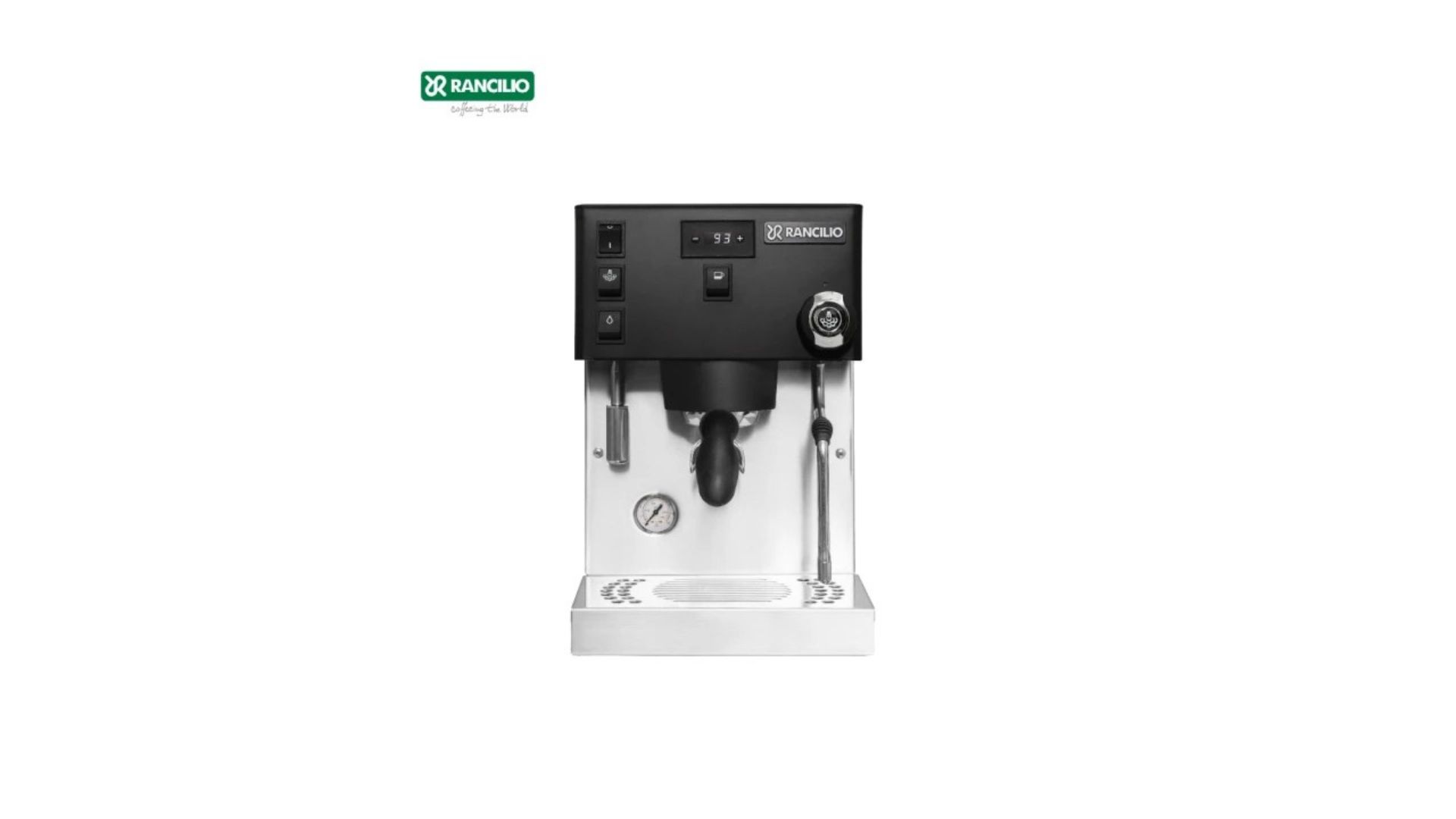 Rancilio 藍奇里奧 雙鍋爐單孔家用半自動咖啡機(義式咖啡機-消光黑)