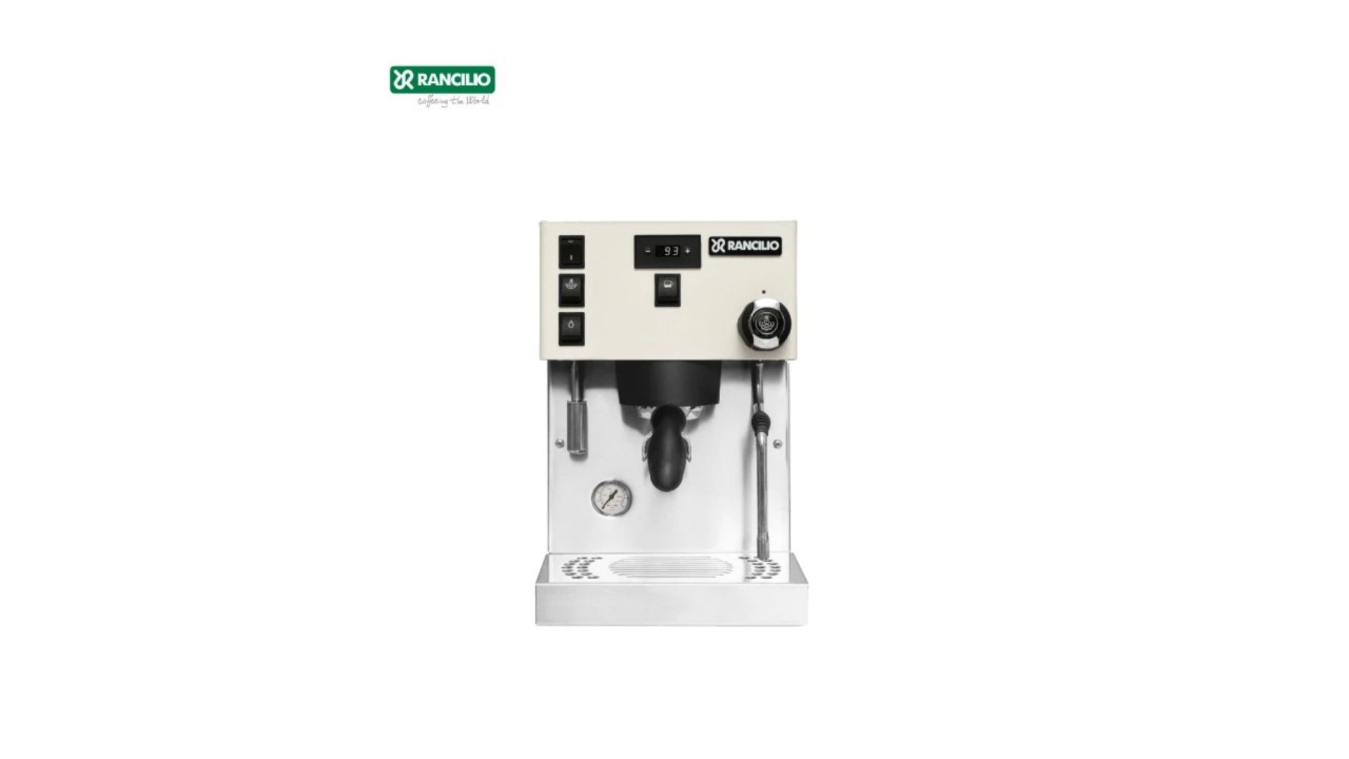 Rancilio 藍奇里奧 雙鍋爐單孔家用半自動咖啡機(義式咖啡機-時尚白)